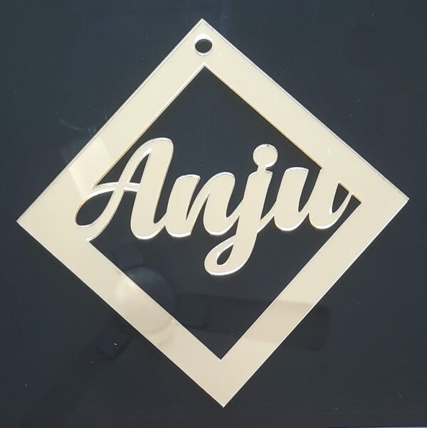 Acrylic Name Hanging 5"x5"