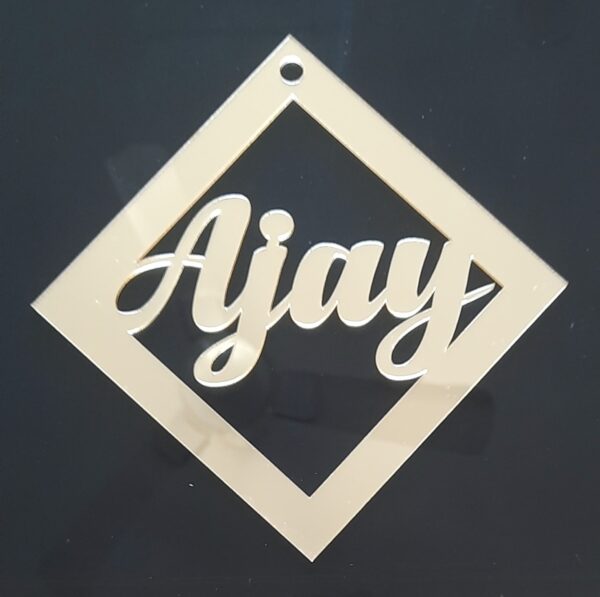 Acrylic Name Hanging 5"x5"