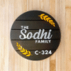 Wooden Nameplate with Acrylic Letters