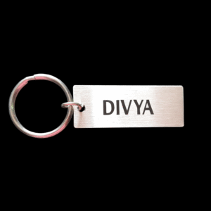Solid Steel Keychain