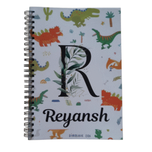 Notebook Diary with your name on each inside page