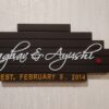 Wooden Nameplate - Step Design 15"x5"