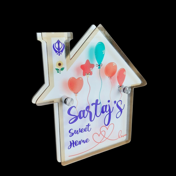 Double Layer Hut Nameplate