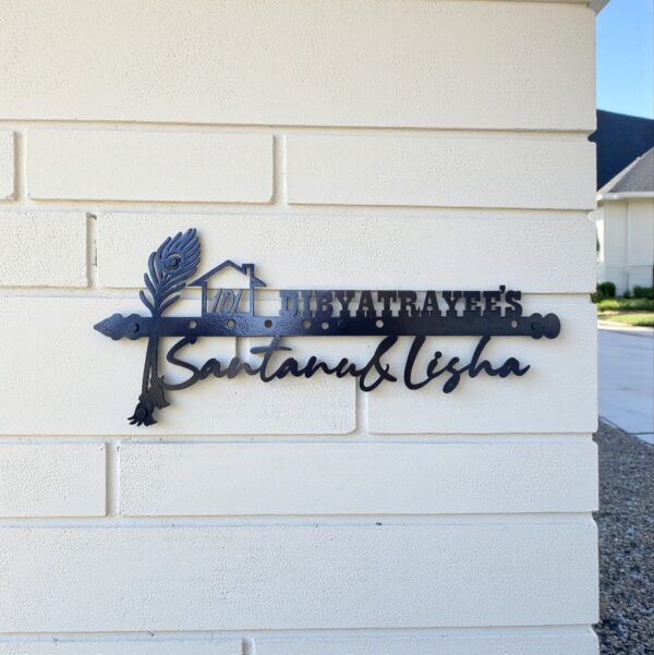 Name Cut-Out Metal Nameplate