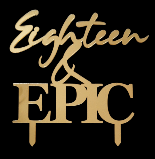 18th Birthday Cake Topper