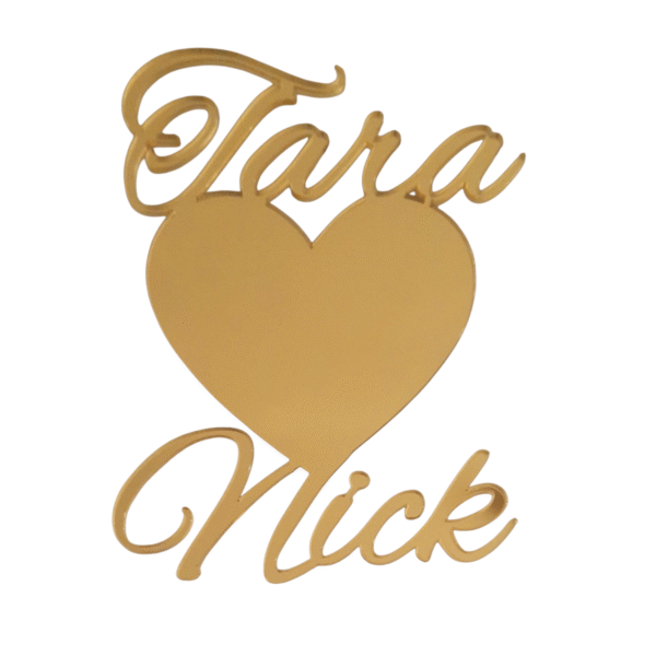 Engagement Cake Topper