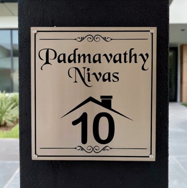 Steel Nameplate 12" x 18"