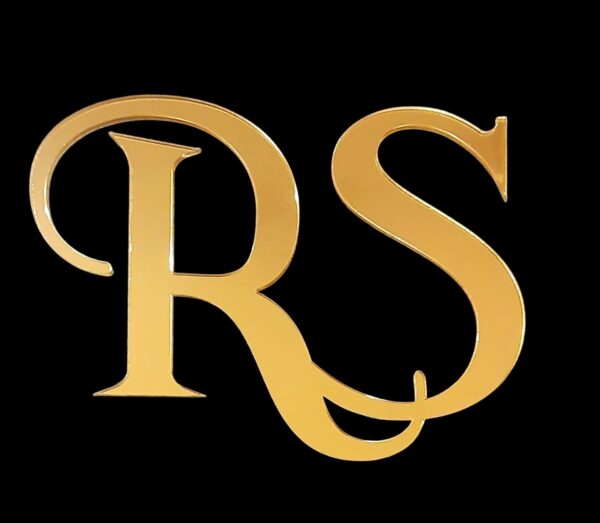 Name Cut-out Cake Toppers