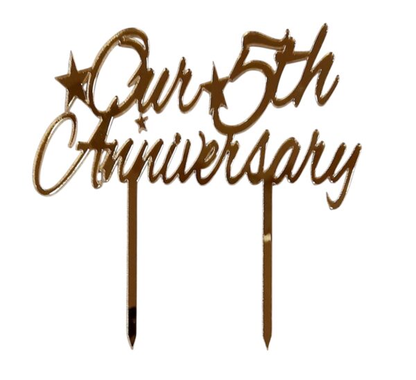 Wedding Anniversary Cake Topper