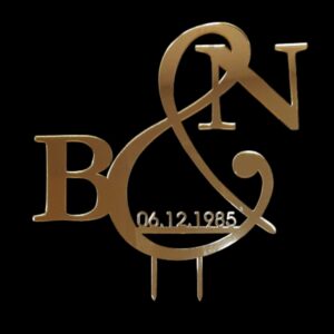 Wedding Anniversary Cake Topper