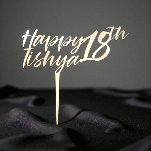 18th Birthday Cake Topper