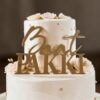 Engagement Cake Topper
