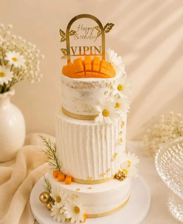 Name Cut-out Cake Toppers