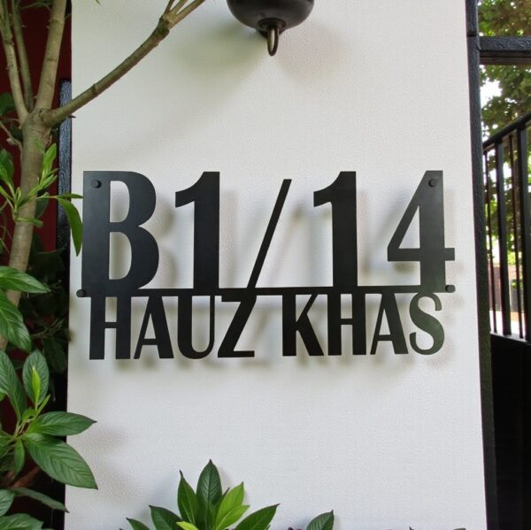Name Cut-out Metal Nameplate 48"x13"