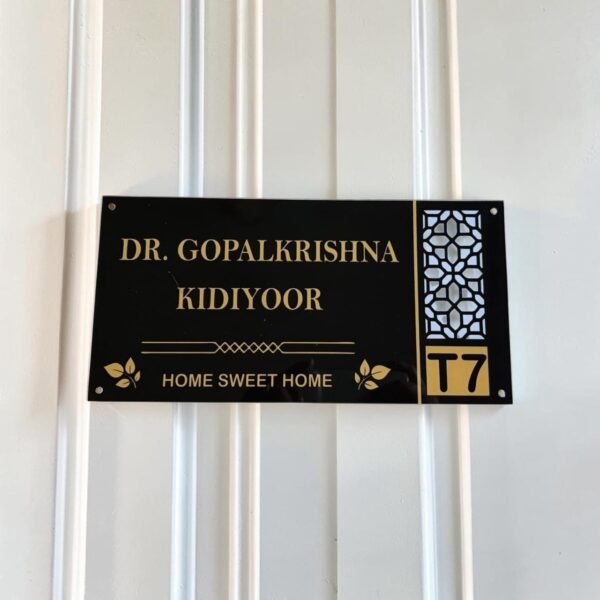 Acrylic Nameplate 12" x 6"