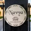 Steel Nameplate Round (12" Diameter)